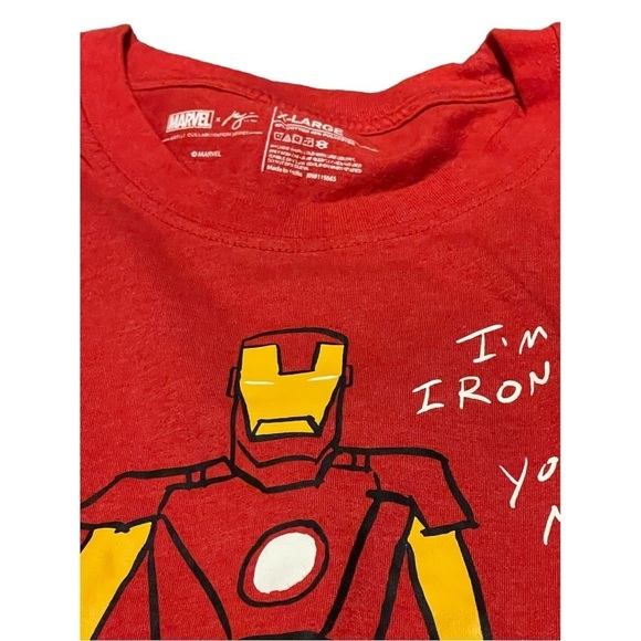 Marvel “I’m Iron man, You’re not” mens short sleeve t-shirt size xl - Picture 5 of 8